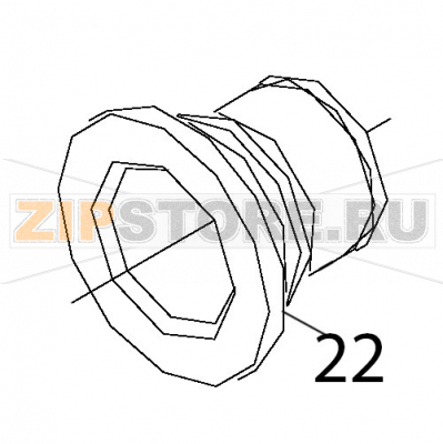 Extractor bushing Fagor AD-90 Extractor bushing Fagor AD-90Запчасть на деталировке под номером: 22Название запчасти Fagor на английском языке: Extractor bushing AD-90.