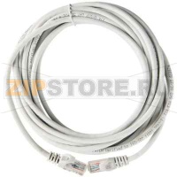 Коммутационный шнур (патч-корд), кат.5Е UTP, LSZH, 5м, серый