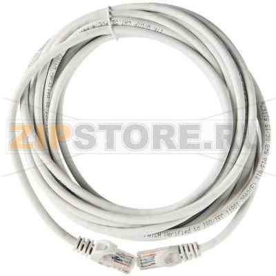 Коммутационный шнур (патч-корд), кат.5Е UTP, LSZH, 5м, серый 