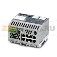 Интеллектуальный компактный управляемый коммутатор Ethernet с восемью портами RJ45 (10/100 Мбит/с) Phoenix Contact FL SWITCH SMCS 8TX-PN