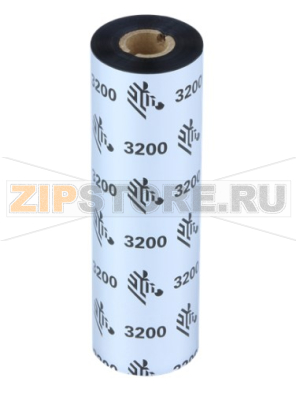Риббон 3200 Wax Resin Black 110 мм/ 74 м для Zebra GX, GK, TLP2844/3844, TLP274x/264x, T402, R402, R-2844Z Термотрансферная лента красящая (риббон) 3200 Wax Resin Black 110 мм/ 74 м для принтеров Zebra GX, GK, TLP2844/3844, TLP274x/264x, T402, R402, R-2844ZКаталожный номер:  03200GS11007