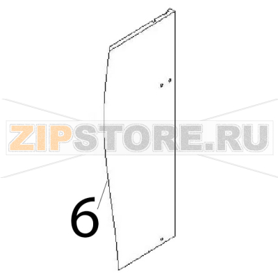 Panel RH Angelo Po 1G1PE1E Panel RH Angelo Po 1G1PE1EЗапчасть на деталировке под номером: 6