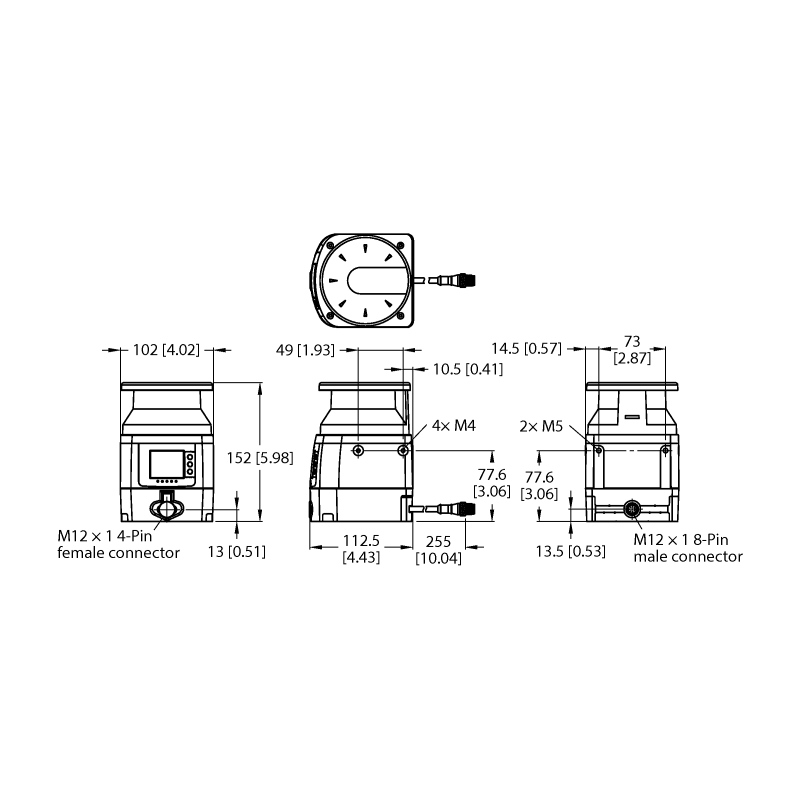 Сканер лазерный Turck SX5-B6 