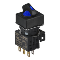 Переключатель селекторный, Ø отверстия: 16 мм Autonics S16SRS-L6BC5