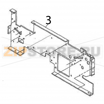 Side frame L Sato HR224 TT Side frame L Sato HR224 TTЗапчасть на деталировке под номером: 3Название запчасти на английском языке: Side frame L Sato HR224 TT.