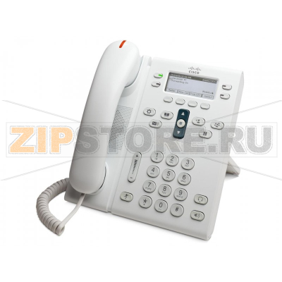 IP-телефон 48 В/DC, 4 линии, 2xFE (PoE), SIP/SCCP, 396x162 пкс, RJ-9 Cisco CP-6941-WL-K9 