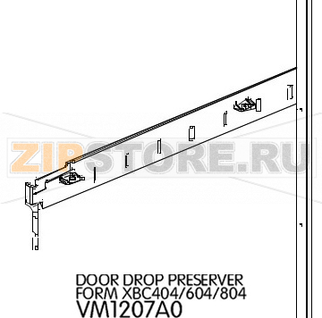 Door drop preserver form Unox XBC 805  Door drop preserver form Unox XBC 805Запчасть на деталировке под номером: 88Название запчасти на английском языке: Door drop preserver form Unox XBC 805