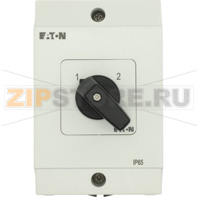 Переключатель полюсов, контакты: 8, 20 A, панель: 1-2, 90°, с фиксацией Eaton T0-4-11/I1 