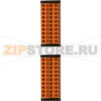 TECO 2 connectors, screwless type,  2x20 pin