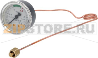 BOILER PRESSURE GAUGE ø 52 mm 0÷2.5 bar 