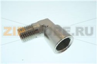 L-FITTING ø 1/4M-1/4F NICKEL-PLATED