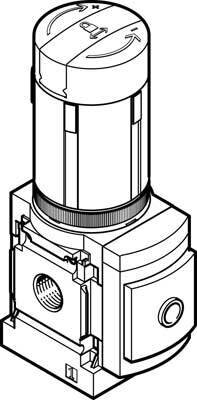 Регулятор давления Festo MS4-LRB-1/4-D5-A8-AS 