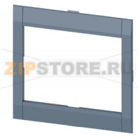 cover frame 104.6x 80.8mm (WxH) accessory for: synchronizable motor operator SEO520 250 3VA9257-0HC.0 and SEO520 250 3VA9267-0HC.0 Siemens 3VA9167-0SB30