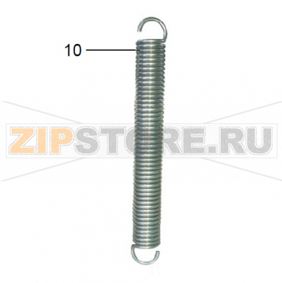 Tension spring 372х46,5х6,5 Meiko DV 80.2 Tension spring 372х46,5х6,5 Meiko DV 80.2Запчасть на деталировке под номером: 10Название запчасти Meiko на английском языке: Tension spring 372х46,5х6,5 Meiko DV 80.2