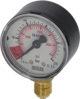МАНОМЕТР CO2 HP 0-250 БАР 1/4G