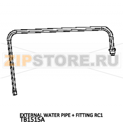 External water pipe + fitting RC1 Unox XVC 705E External water pipe + fitting RC1 Unox XVC 705EЗапчасть на деталировке под номером: 58Название запчасти на английском языке: External water pipe + fitting RC1 Unox XVC 705E