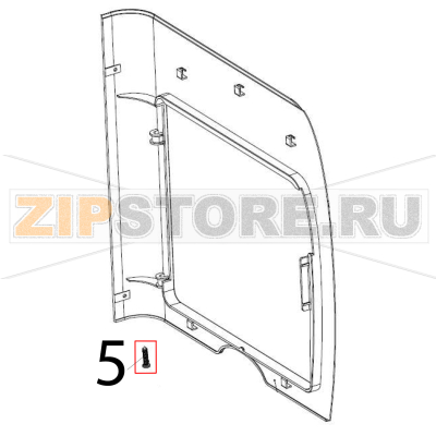 Screw Hurakan HKN-ME717 Screw Hurakan HKN-ME717Запчасть на деталировке под номером: 5