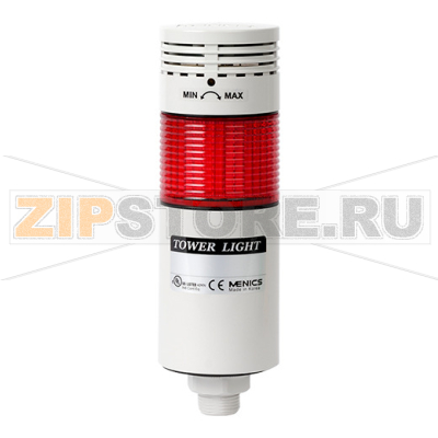 Колонна сигнальная, светодиодная, модульная, Ø: 56 мм Autonics PTE-SCV-1FF-R 