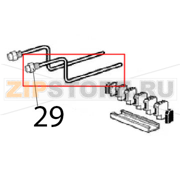 Water pipe ass. y Angelo Po 31PIE6 Water pipe ass. y Angelo Po 31PIE6Запчасть на деталировке под номером: 29
