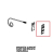 Magnetic support plate for door M Unox XVC 705E