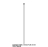 Stainless steel handle tube Unox XL 405