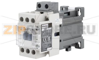 Контактор 25 А, 24 В/DC, 1NO+1NC, 3 полюса, IP20 Kripal UKD1-25-11-24DC 