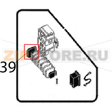 Terminal end cover Angelo Po FC241G Terminal end cover Angelo Po FC241GЗапчасть на деталировке под номером: 39
