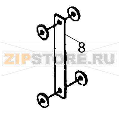 Connecting rod Fagor FI-120 Connecting rod Fagor FI-120Запчасть на деталировке под номером: 8Название запчасти Fagor на английском языке: Connecting rod FI-120.