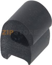 RUBBER FOOT FOR GRILLS 9XH10 mm 