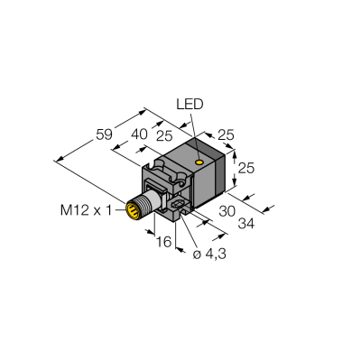 Датчик индуктивный Turck BI10U-CA25-AP6X2-H1141 