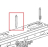 Burner fixing column Unox XVC 715G