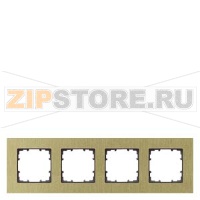 DELTA MIRO РАМКА 4-МЕСТН. ОКСИДНЫЙ ЖЕЛТЫЙ Siemens 5TG1124-3