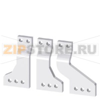 front, broadened main conn. pieces for mounting on fr. ter. f. main circ. conn. 3 units, fixed-mount. circ. br. bottom side accessory for circuit breaker 3WL10 / 3VA27 Siemens 3VW9011-0AL75