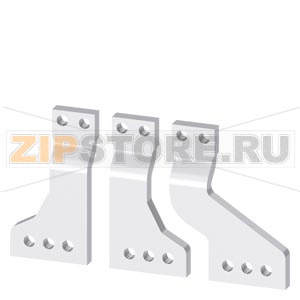 front, broadened main conn. pieces for mounting on fr. ter. f. main circ. conn. 3 units, fixed-mount. circ. br. bottom side accessory for circuit breaker 3WL10 / 3VA27 Siemens 3VW9011-0AL75 