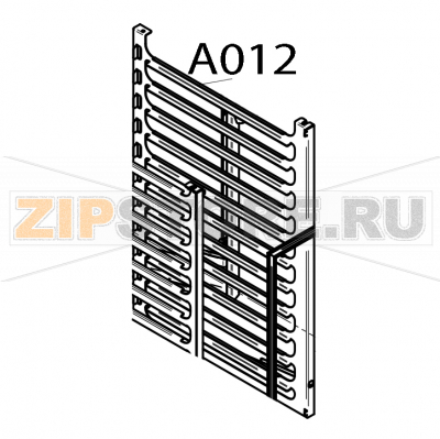 Right shelf rack for CONVOClean system P3 Convotherm OES 6.10 Right shelf rack for CONVOClean system P3 Convotherm OES 6.10Запчасть на деталировке под номером: A012