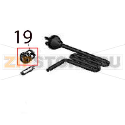 Power cord sleeve Hurakan HKN-EF16 Power cord sleeve Hurakan HKN-EF16Запчасть на деталировке под номером: 19