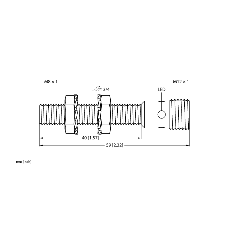 Датчик индуктивный Turck BI1.5-EG08-AP6X-H1341 