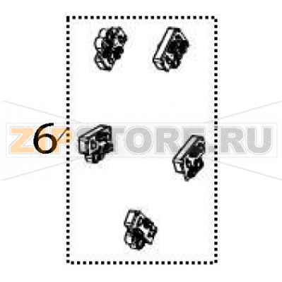 Подсветка тракта этикетки и риббона Zebra ZT600 Подсветка тракта этикетки и риббона Zebra ZT600Запчасть на деталировке под номером: 6