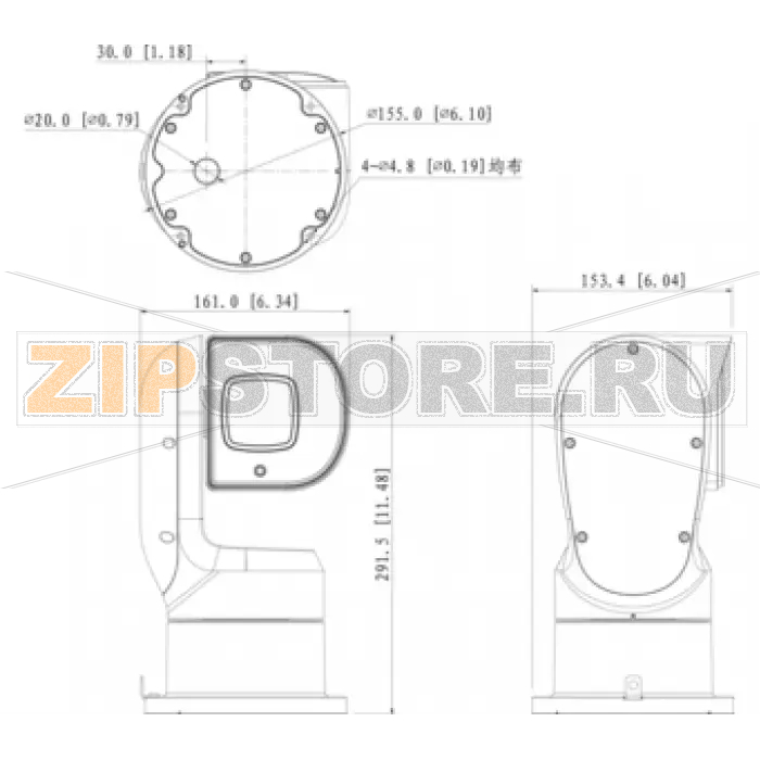 IP-камера Dahua DH-PTZ1A225-HNR-XA 