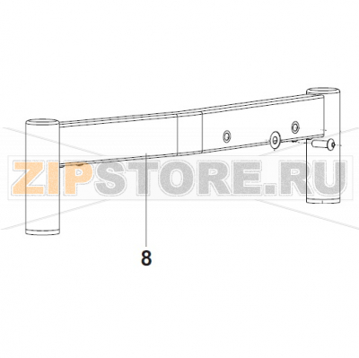 Left Foot Mounted Bear Varimixer RN10 VL-2                                                                                Left Foot Mounted Bear Varimixer RN10 VL-2Запчасть на сборочном чертеже под номером: 8Название запчасти на датском&nbsp;языке: Left Foot Mounted Bear Varimixer RN10 VL-2