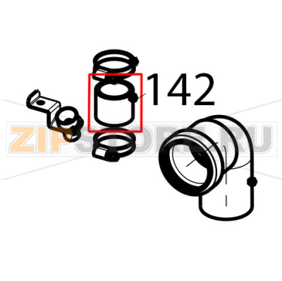 Silicone pipe D.30x36, L=30 mm Tecnoinox EFB10DS Silicone pipe D.30x36, L=30 mm Tecnoinox EFB10DSЗапчасть на деталировке под номером: 142