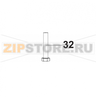 Screw M6x20 Bear Varimixer RN10 VL-2                                                                                Screw M6x20 Bear Varimixer RN10 VL-2Запчасть на сборочном чертеже под номером: 32Название запчасти на датском&nbsp;языке: Screw M6x20 Bear Varimixer RN10 VL-2