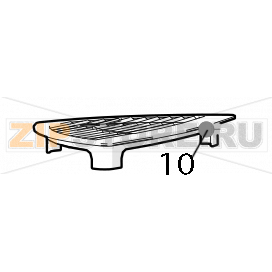 Glass holder filter Zumex Versatile Pro Glass holder filter Zumex Versatile ProЗапчасть на деталировке под номером: 10