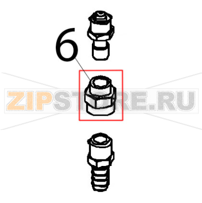 Sleeve Angelo Po FX61E2 Sleeve Angelo Po FX61E2Запчасть на деталировке под номером: 6