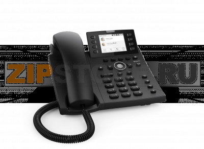 SNOM D335 Настольный IP-телефон. 12 учетных записей SIP, Цветной экран высокого разрешения, 32 самомаркирующихся функциональных кнопок со светодиодами (8 физических), 2-порта 10/100/1000, USB 2.0, PoE, Встроенный датчик приближения, Блок питания приобрета 