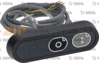 ПАНЕЛЬ С ОВАЛЬНЫМИ КНОПКАМИ 0-I С БОРТАМИ