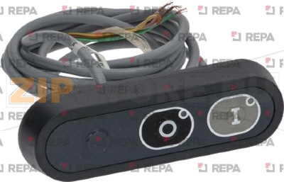 ПАНЕЛЬ С ОВАЛЬНЫМИ КНОПКАМИ 0-I С БОРТАМИ 