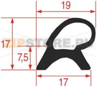 GASKET FOR OVEN DOOR 1400x640 mm