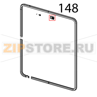 Ovens internal glass coupler Tecnoinox EFC06M Ovens internal glass coupler Tecnoinox EFC06MЗапчасть на деталировке под номером: 148