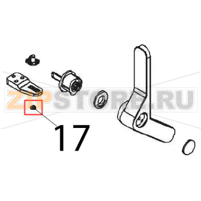 Washer Angelo Po FX101E1 Washer Angelo Po FX101E1Запчасть на деталировке под номером: 17
